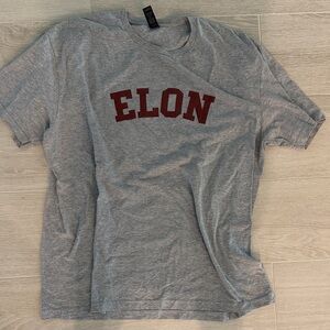 Gray Elon University T-Shirt